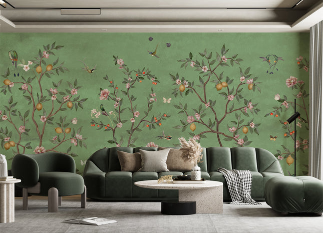 Lemon Tree Chinoiserie green 2014