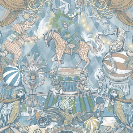 Muster Funfair Pastel Blues BMCF003/06B