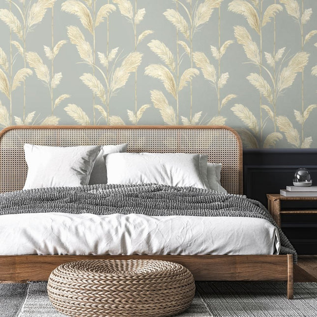 Pampas Grass Cornflower Blue BMTD001/10A