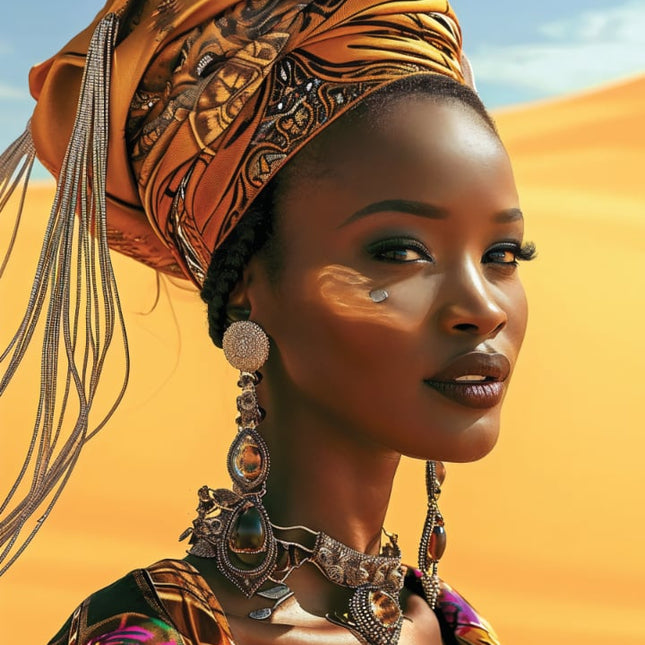 Muster 50 x 50 cm von Sudanese Queen of the Desert 2