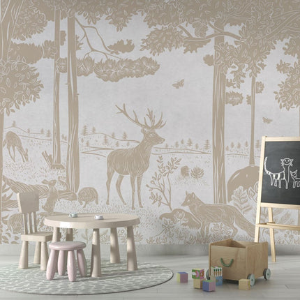 Monochrome Forest - White Vintage