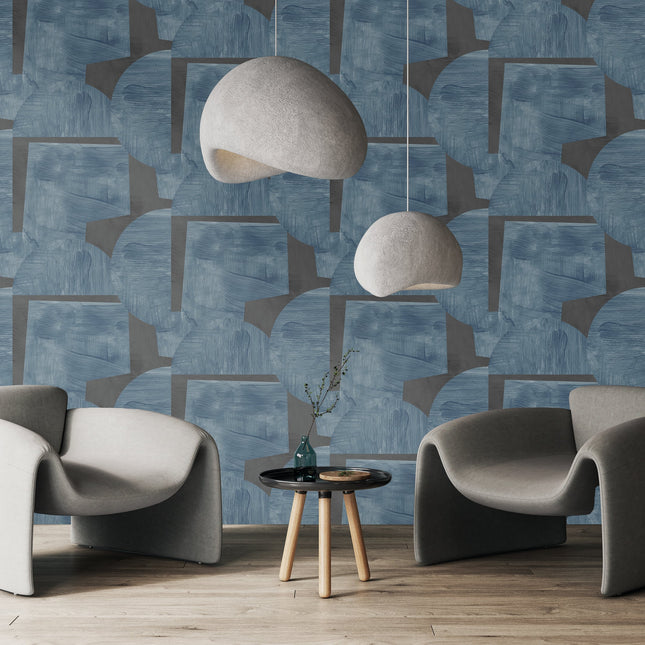 Geometric Blue 65454-HTM 65454-HTM