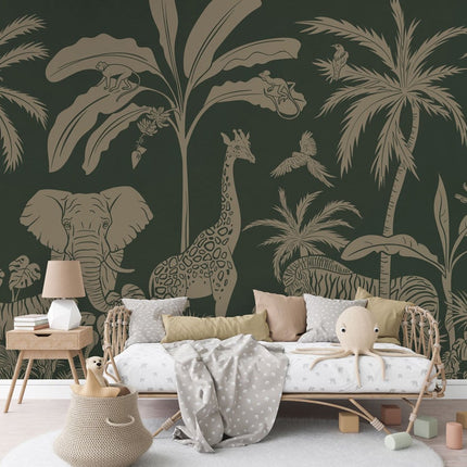 Monochrome Jungle - Green Vintage