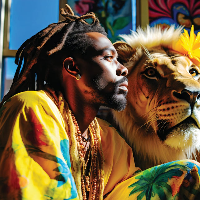 African Sadu Spirit Lion