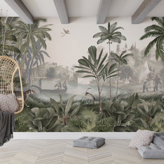 Leopard Landscape green 2018