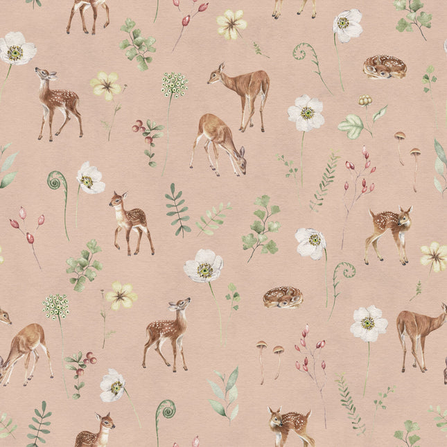 Muster 50 x 50 cm von Dancing Deer - Pink