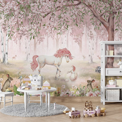 Belle Unicorn Forset Pink
