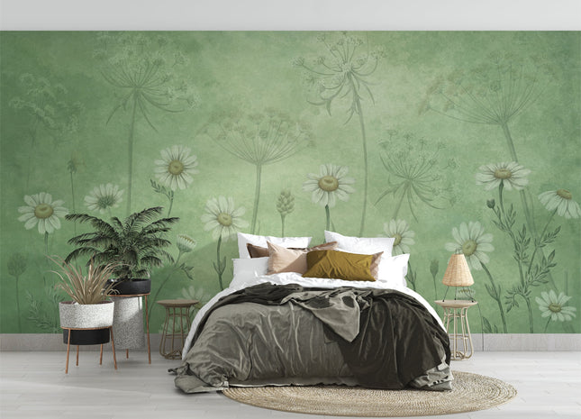 Muster 50 x 50 cm von Dazzling Daisies green 2008