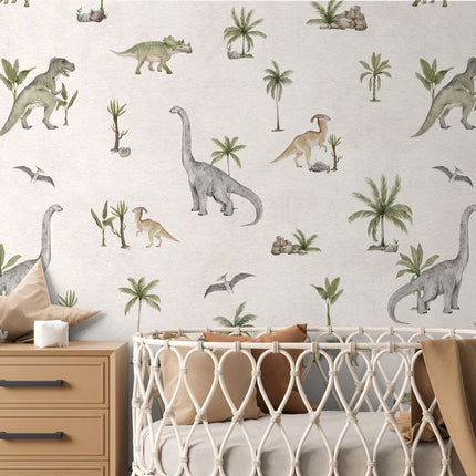 Dashing Dinos - White