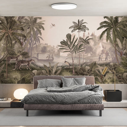 Leopard Landscape sepia 2019