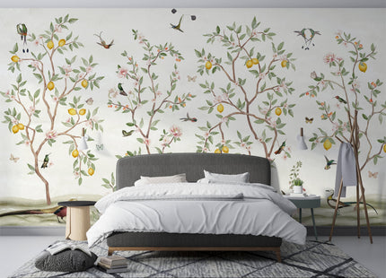 Muster 50 x 50 cm von Lemon Tree Chinoiserie white 2016