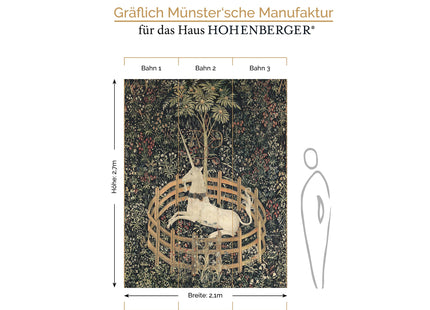 Muster von Einhorn im Garten 26985-HTM