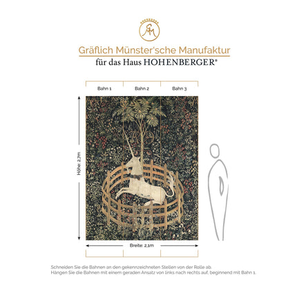 Muster von Einhorn im Garten 26985-HTM