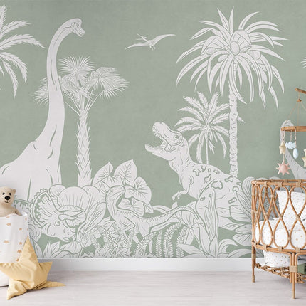 Monochrome Dino - Green