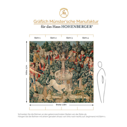 Muster von Einhorn am Brunnen 26998-HTM
