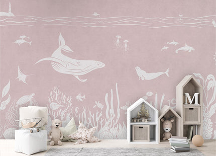 Monochrome Sea - Pink