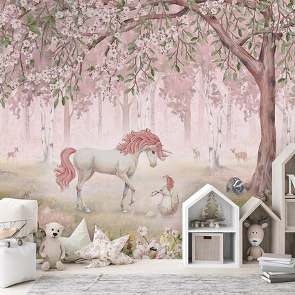 Belle Unicorn Forset Pink