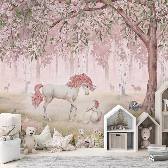 Belle Unicorn Forset Pink