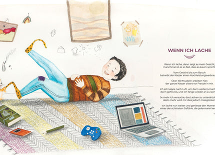 "Wenn ich lache" mit Gedicht