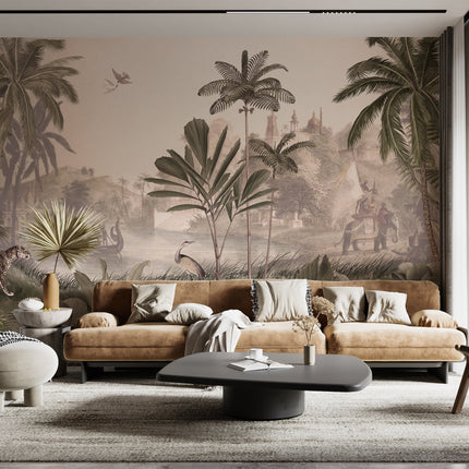 Leopard Landscape sepia 2019