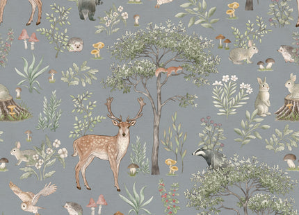 Muster 50 x 50 cm von Fantastic Forest - Blue