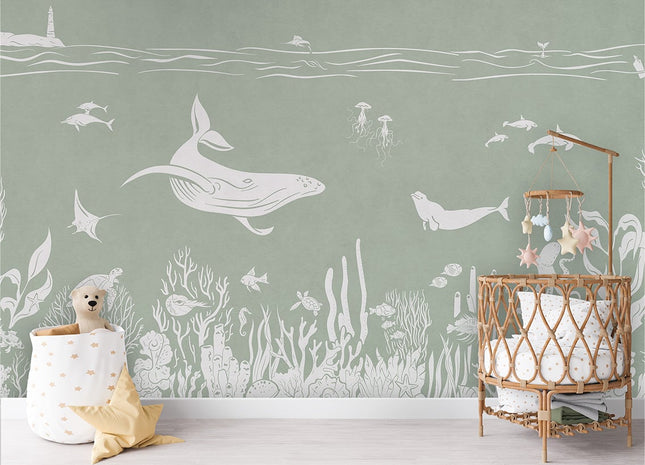 Monochrome Sea - Green