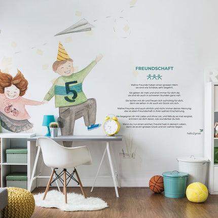 "Freundschaft" mit Gedicht