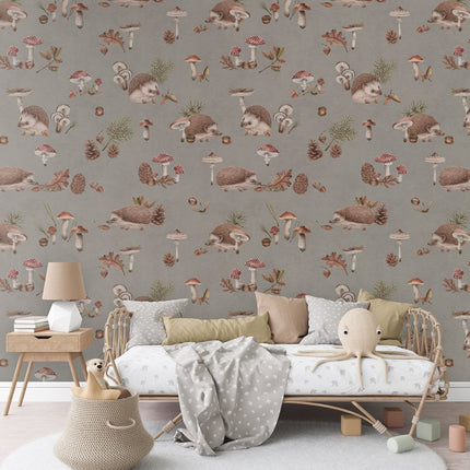 Happy Hedgehog - Taupe