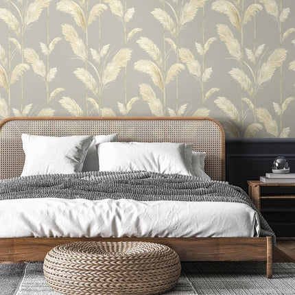 Pampas Grass Neutral Grey BMTD001/10B