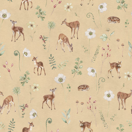 Muster 50 x 50 cm von Dancing Deer - Yellow