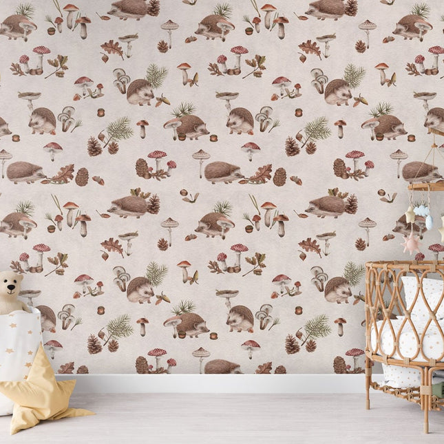 Happy Hedgehog - White