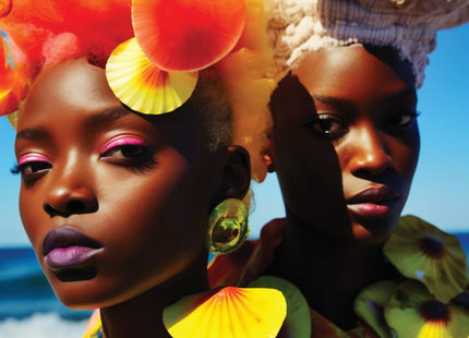 African Coral Women Beach