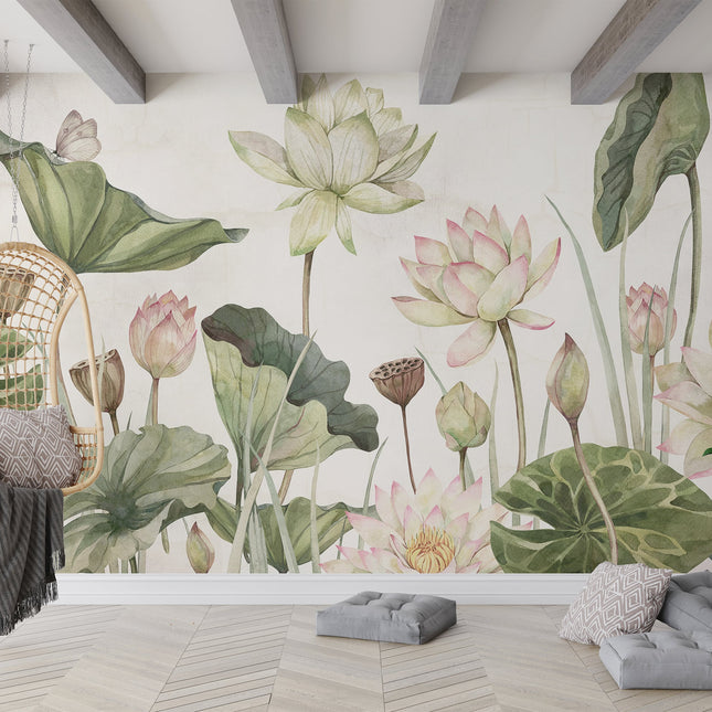 Muster 50 x 50 cm von Lovely Water Lillies 2020