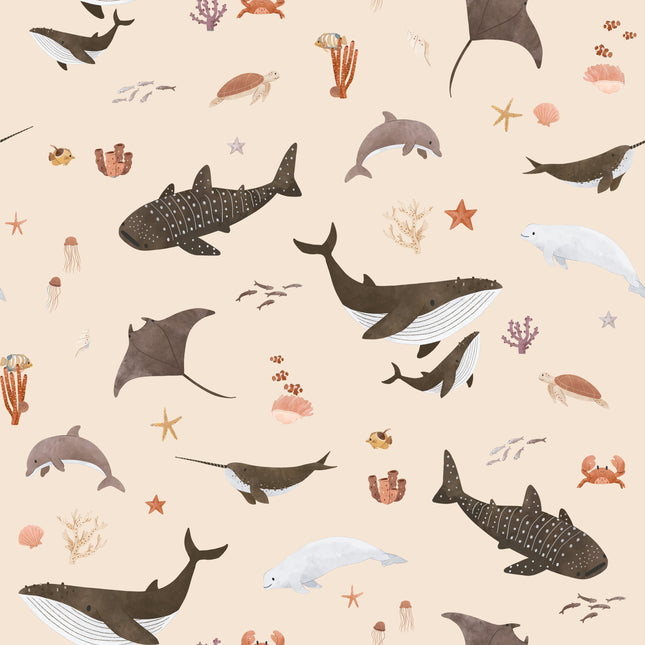 Muster 50 x 50 cm von Splendid Sea - Beige