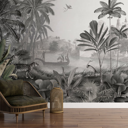 Leopard Landscape black/white 2017