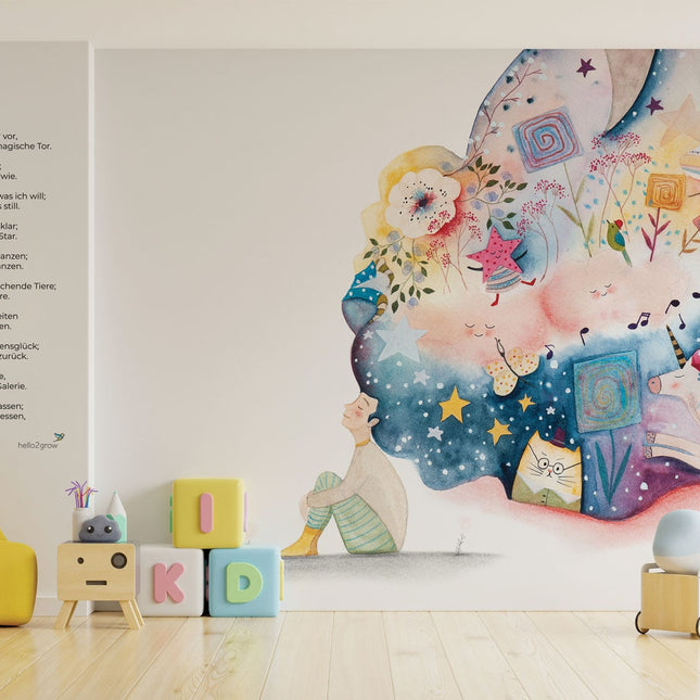 "Fantasie" mit Gedicht