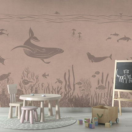 Monochrome Sea - Pink Vintage