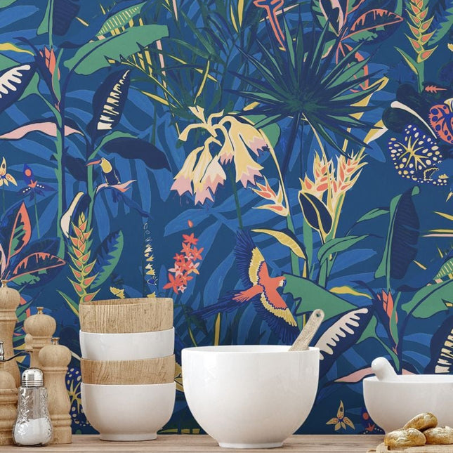 Muster The Tropics Deep Blue BMTD001/14A