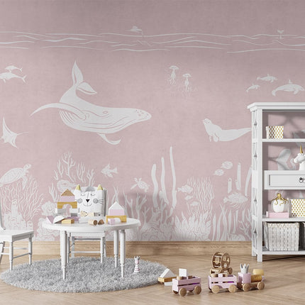 Monochrome Sea - Pink