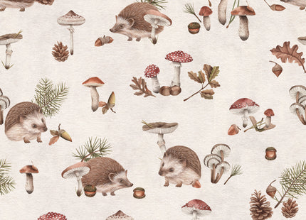 Happy Hedgehog - White