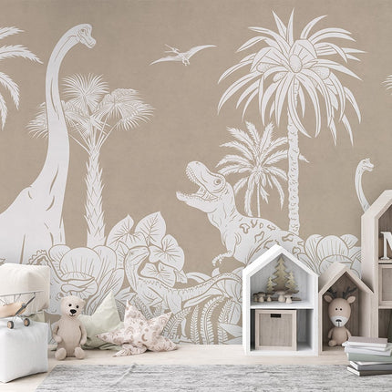 Monochrome Dino - Brown