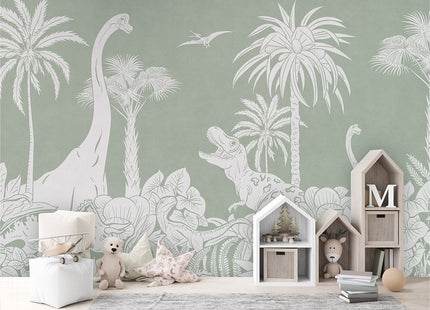 Monochrome Dino - Green