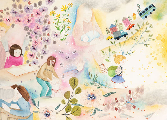 Muster 50 x 50 cm von "Dankbarkeit macht reich"