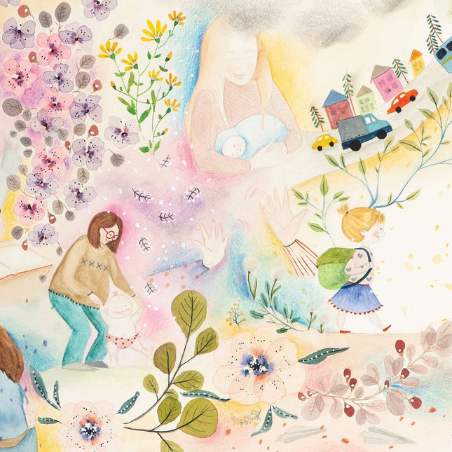 Muster 50 x 50 cm von "Dankbarkeit macht reich"