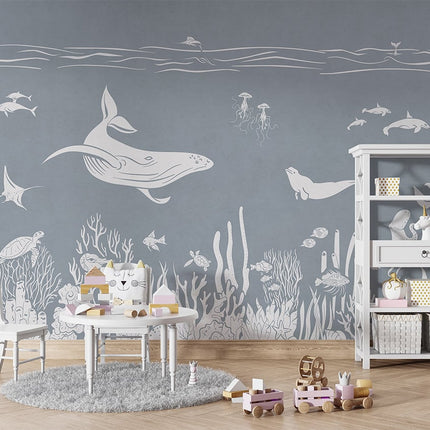 Monochrome Sea - Blue