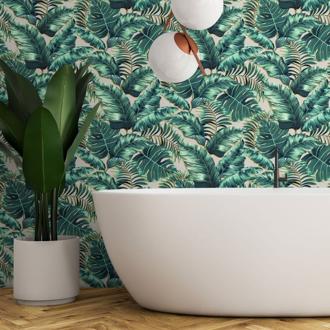 Banana Leaves Blush Pink BMTD001/06B