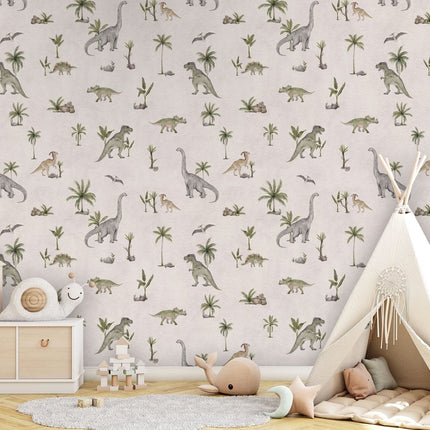 Dashing Dinos - White