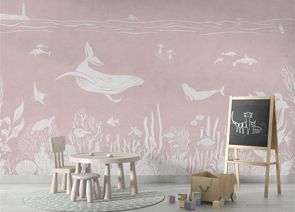 Monochrome Sea - Pink