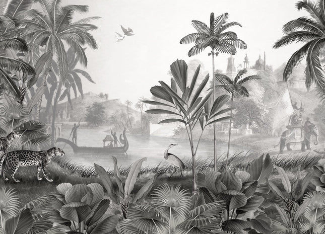Leopard Landscape black/white 2017