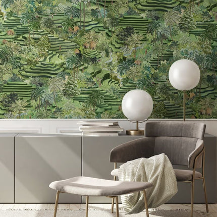 Rice Terrace Grass Green BMTD001/17B